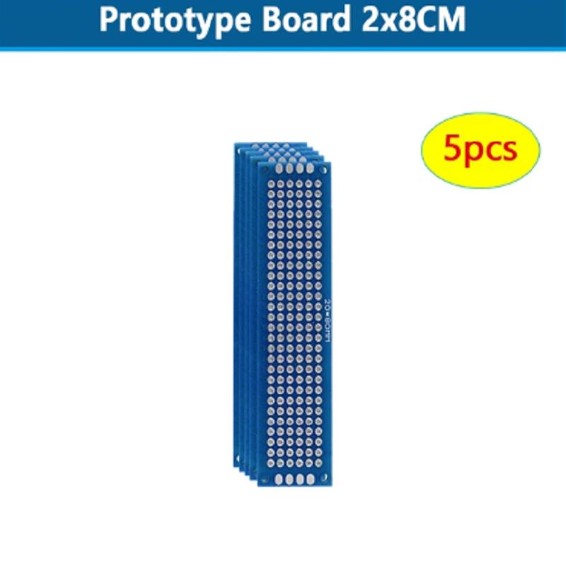 5/10PCS PCB Board Prototype Board Blue 3x7cm 4x6cm 5x7cm 7x9cm Double Sided Circuit Boards DIY Electronic Kit