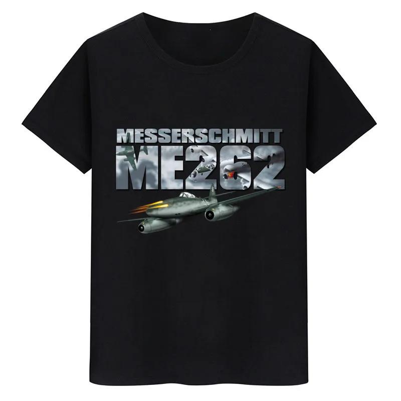 Germany Aircraft Airplane MESSERSCHMITT ME 262 T Shirt Cotton ONeck Short Sleeve Mens T Shirt New Size S3XL