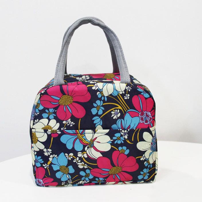 Aluminum Foil Insulated Bento Lunch Bag - Portable Lunch Box for Students