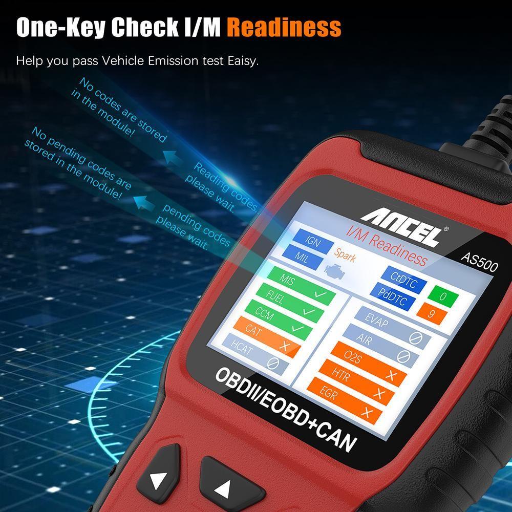 AS500 Car OBD2 Scanner Engine Code Reader OBD Auto Diagnose Car Diagnostics Tool OBD2 Automotive Scanner