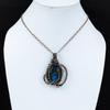 Labradorite Pendant Copper Wire Wrapped Pendant Gemstone Pendant Boho Hippie Pendant Copper Jewelry For Gift Handmade Jewelry Dainty Pendant