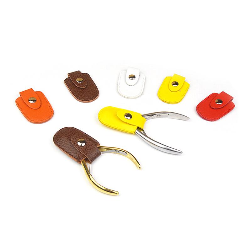 1Pc Tragbare Häutchen Schere Französisch Trimmer Universal Nipper Abdeckung Schutzhülle Nagel