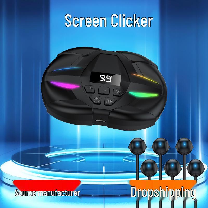 Automatic Silent Screen Clicker with Long Battery Life for Live Streams