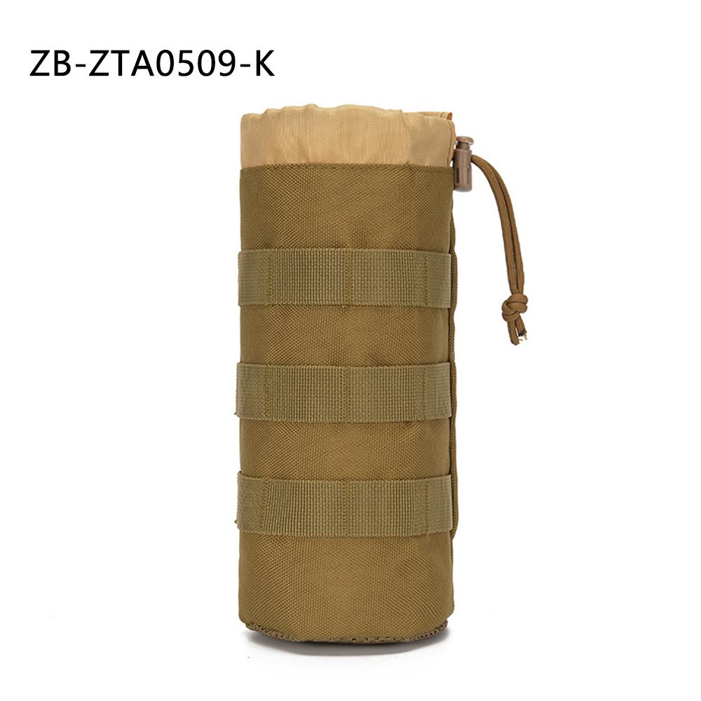 New Black Oxford Fabric Tactical MOLLE Water Bottle Pouch Bag For Hiking Jogging