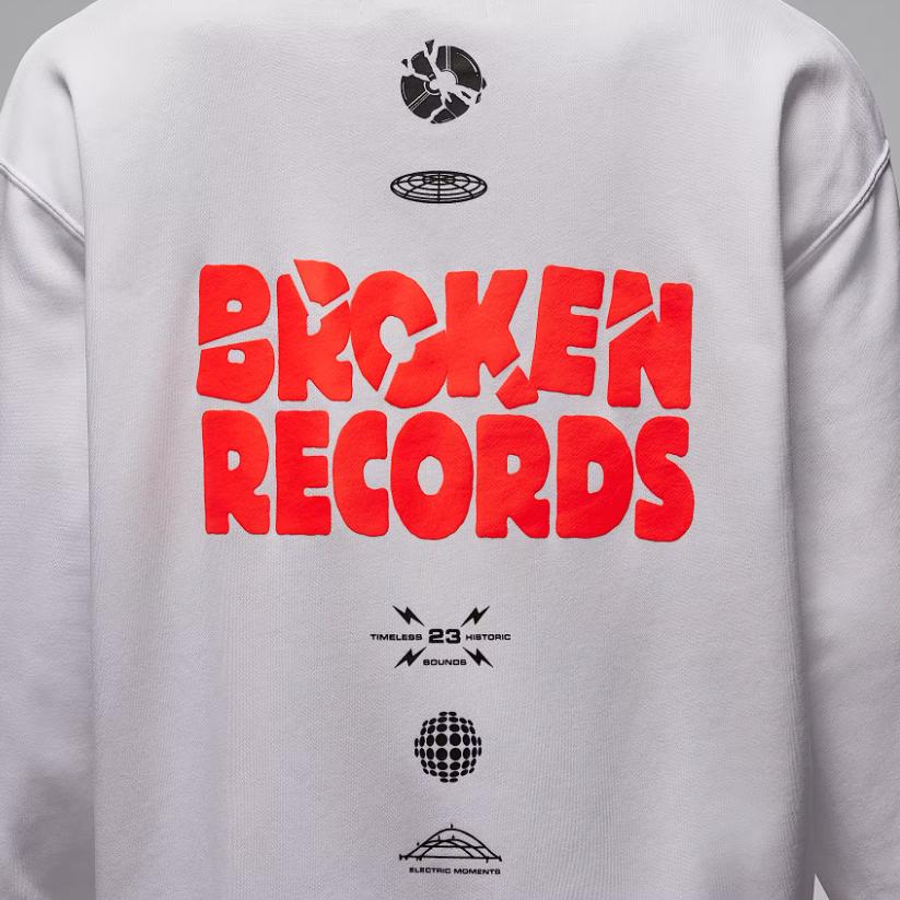 Jordan Brooklyn Fleece Crewneck Knit Long Sleeve Sweatshirt Men sweatshirt IQ2981-100