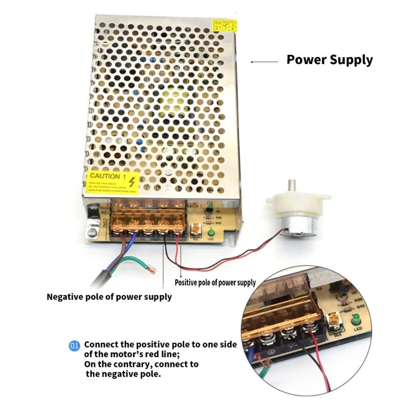 Upgrades Gear Motor Slow Speed Mini Turbos Worm Gear Box  Low Noise  Gear Motor Simple To Operate for Precisions Device 