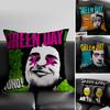 GGreen DDay Band Album Kuddfodral Kuddfodral Dammkvalsterfri Osynlig dragkedja Silkeslen plyschkudde