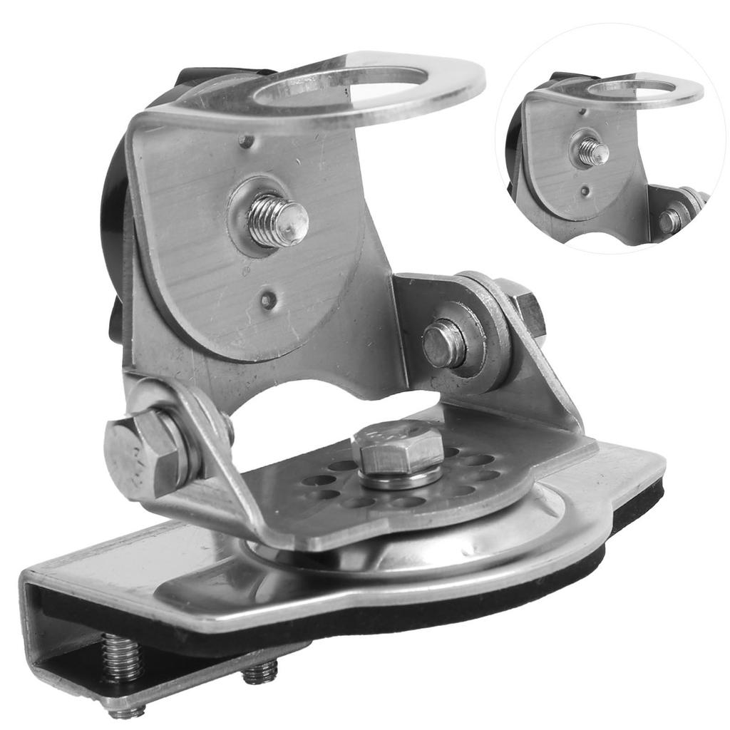 K3‑66 Stainless Steel Car Antenna Holder Hatchback Mounting Bracket for Automobile Radio