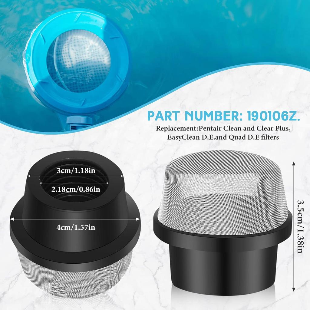 Stainless Steel Air Vent Strainers Replacement Efficient Air Ventilator Cover Screen Cap Air Bleeder Screen for 190106Z