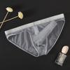 Mesh Elephant Nose Briefs See-through Transparent Underpants Fashion Men's Pouch Shorts  Male