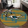 Jaguars Team Spirit Round Rug for Livingroom,Bedroom, Palyroom, Chair Rug, Area rug, Circle Carpet, Large Size Fan Christmas gift