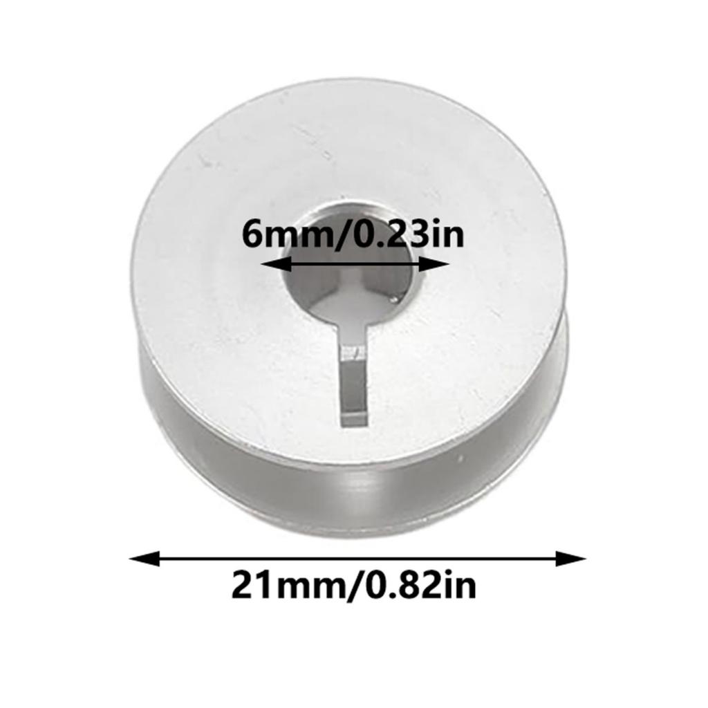 100Pieces Aluminum Bobbins Sewing Machine Coil Roller Sewing Machine Tailoring Part for Industrial Sewing Machines