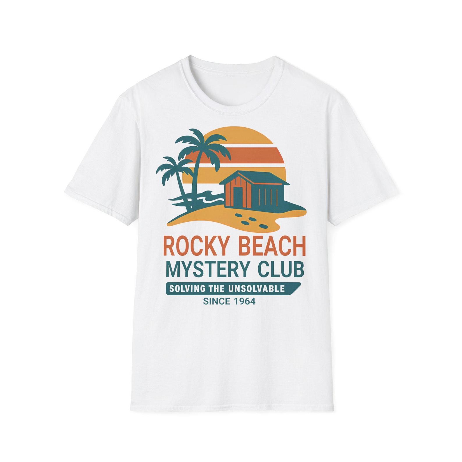 The Three Investigators - Rocky Beach Mystery Club - Rocky Beach - T-Shirt Fan Shirt M