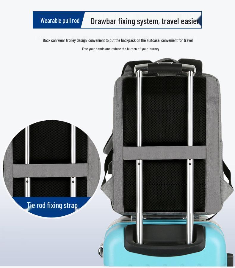 Unisex Laptop-Rucksack: Leichte Business- & Studenten-Schultasche, ideal für Geschenke