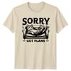 Sorry Got Plans Cat T-Shirt Funny Lazy Tabby Kitten Tee,men&women Unisex T-shirt