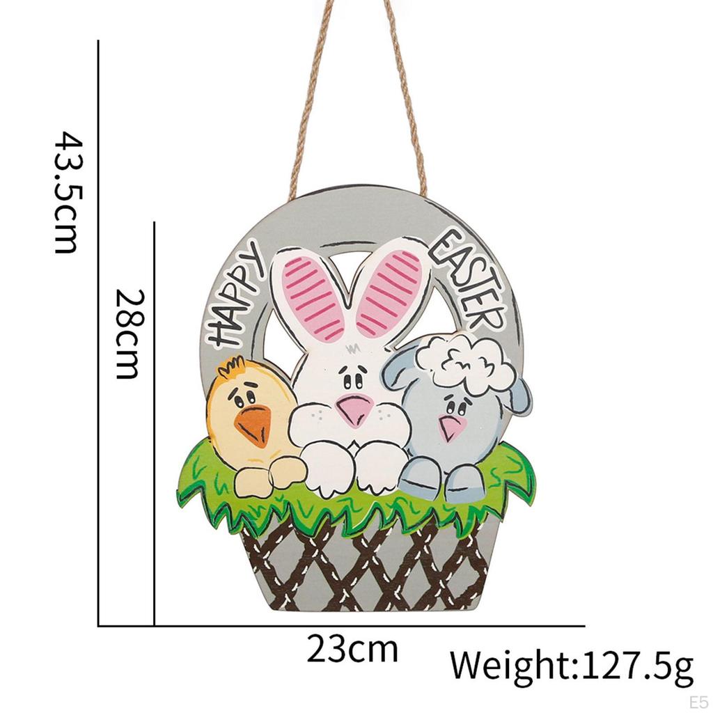 Bunny Wooden Wall Decor - Vibrant Home Accent