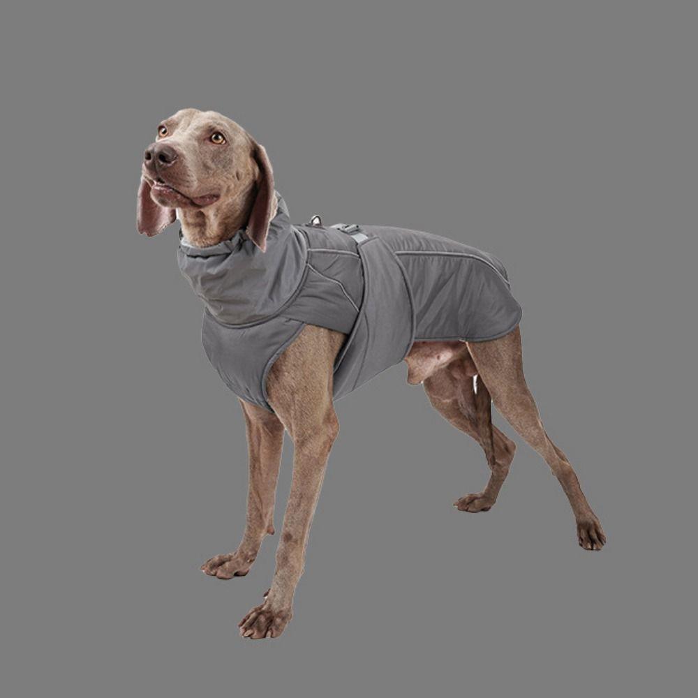 

Soft Dogs Training Cotton Clothes High Collar Dog Reflective Safety Vest Jacket Winter