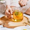 RELEA High Borosilicate Glass Tea Separation Mug