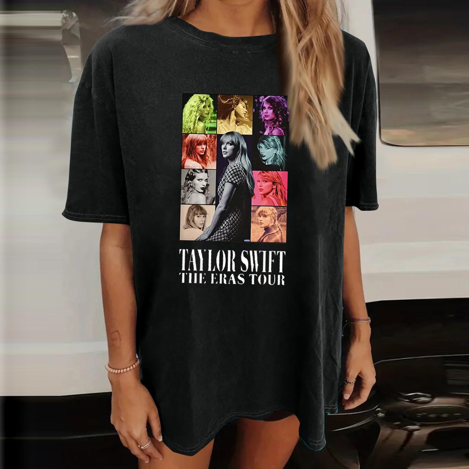

Women Girls Oversized Music Lovers Shirt Fans T Shirt Graphic Music Concert Shirts Gift For Her Tee Tops S