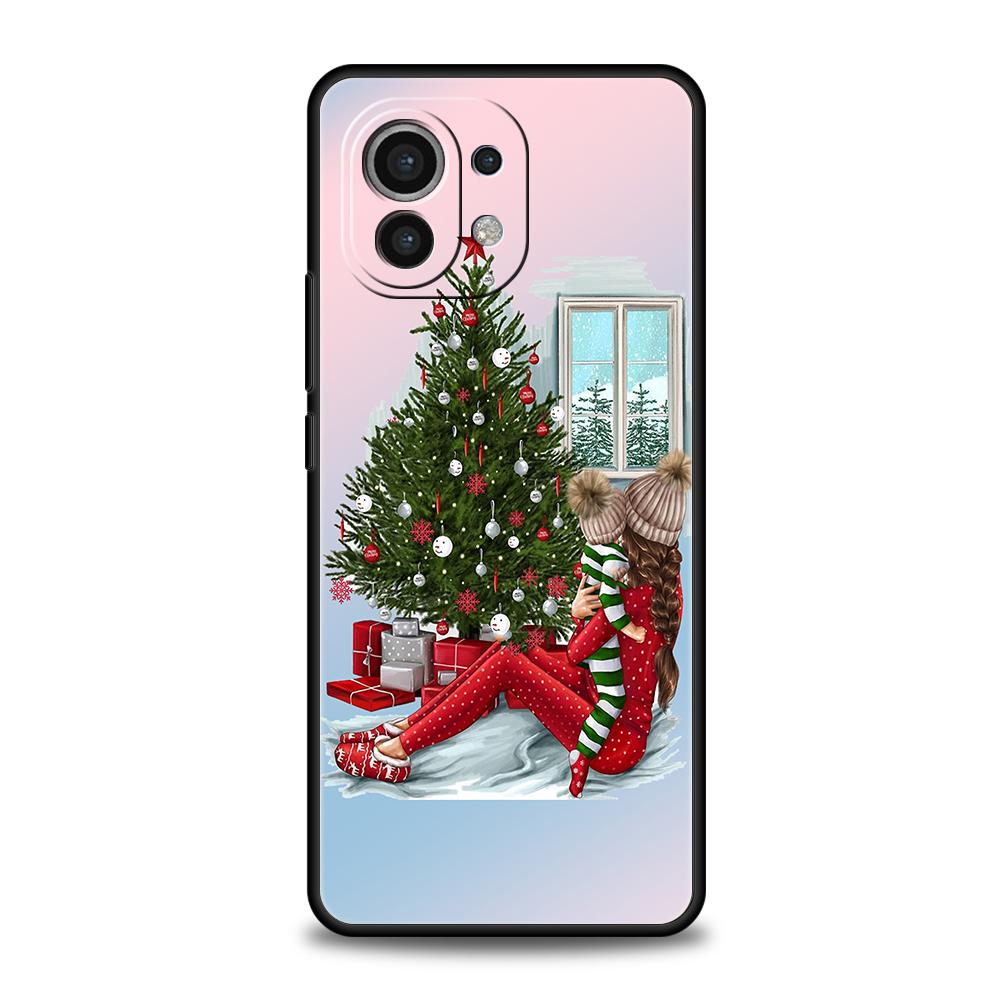 

Чехол для телефона С Новым годом, Рождеством для Xiaomi Mi X3 X4 NFC F3 M3 M4 GT Note 9T 10T 10 11 Ultra 12 12T 13 Pro Lite Силиконовый корпус Mi 11 Lite 5G