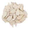 50x Unfinished Wood Leaves Tag Wooden Pieces Cuts DIY Art Crafts Decor
