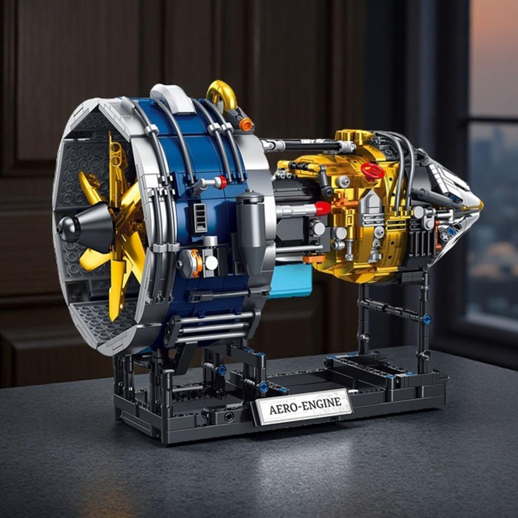 1552PCS Space Shuttle Engine Model Construction Bricks Toy Engine Puzzle Blocks Sets Learning Playthings Desktop Ornament Gifts