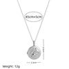 Love Flower Album Pendant Square Opening And Closing Necklace Niche Design Opening And Closing Love Pendant Collarbone Chain