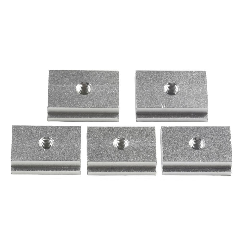 1.18x0.91x0.315inch T-track Slider Woodworking Tool Fastener T Slot Nut M6/M8 30*23*8mm Aluminum Alloy High Quality