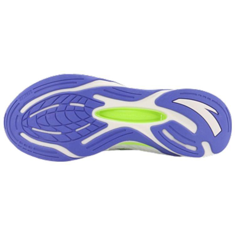 Anta Not Stop Pro Shock Absorption Non-Slip Wear-Resistant Low-Top Running Shoes Men Running Shoes White Purple Green 112225596-5