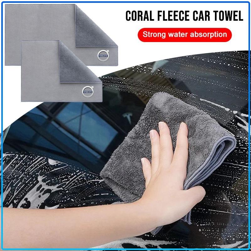 Car Cleaning Soft Brush Car Wash Towel Microfiber Cleaning Rag Cloth Car Goods For Volvo Rdesign XC90 S60 XC60 V70 S80 S40 V50 V40 V60 C30 S70
