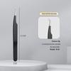 Gold Stainless Steel Precision Eyelash Tweezers for Grafting and Separation
