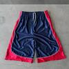 Color Block Casual Shorts Men Women Loose Thin Streetwear