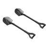 2PCS RC Simulation Metal Shovel Alloy RC Car Shovel Tool for 1 10 RC Crawler Decoration Accessories Black