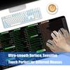 Large Keyboards Mouse Pad Featuring Excels Word Shortcut for Office Software Use and Gaming with Waterproof