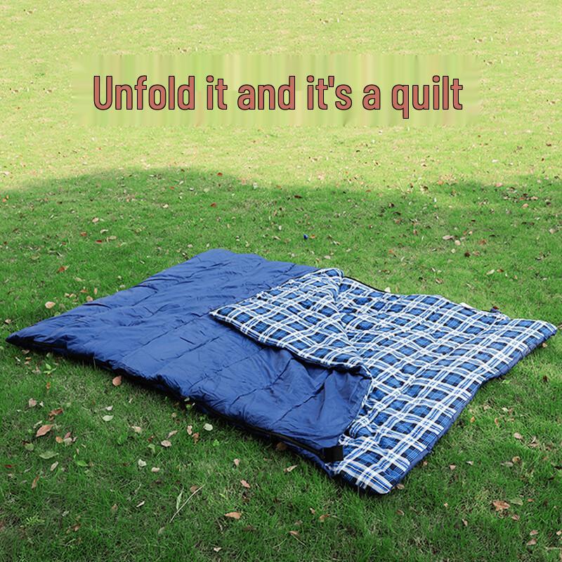 Трехсезонный двойной спальный мешок-конверт Huantang