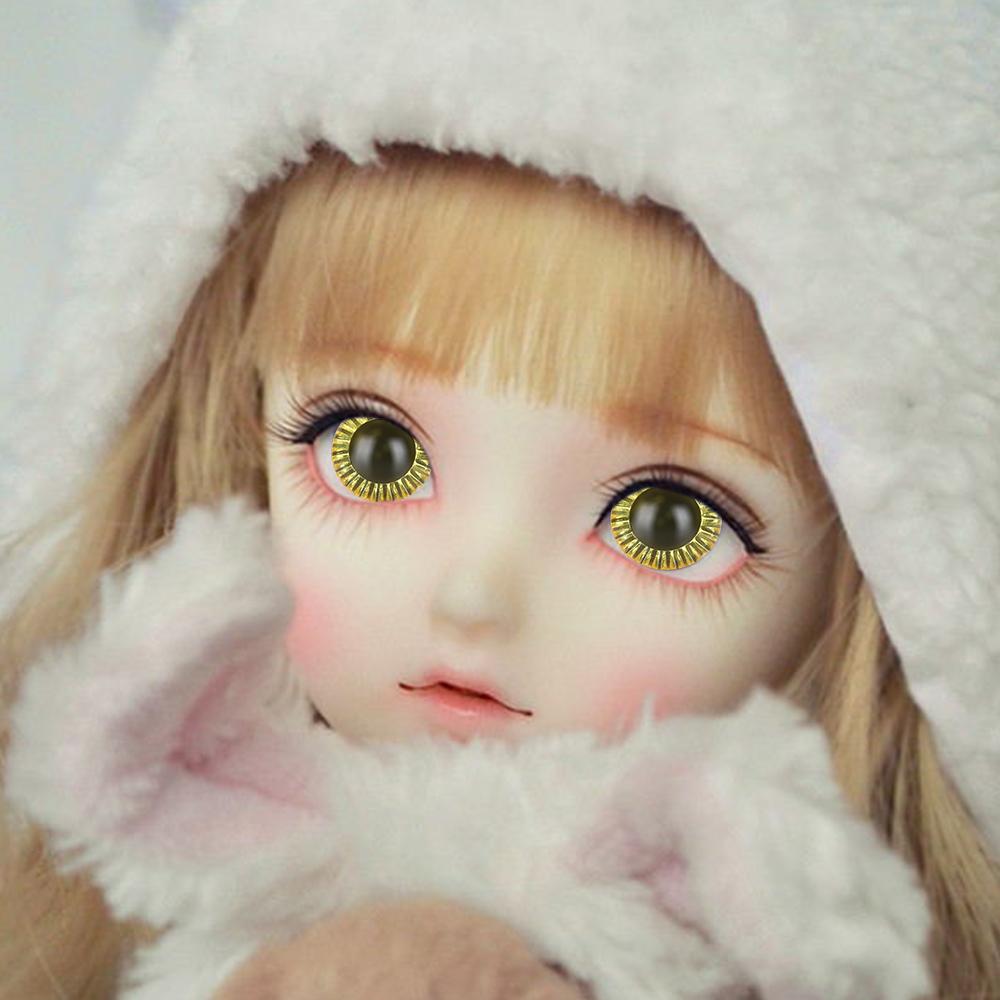10pcs/5 Pairs Laser Sun For BJD Doll DIY Safety Animal Toy Eyeball Doll Making Crafts Plastic Eyes