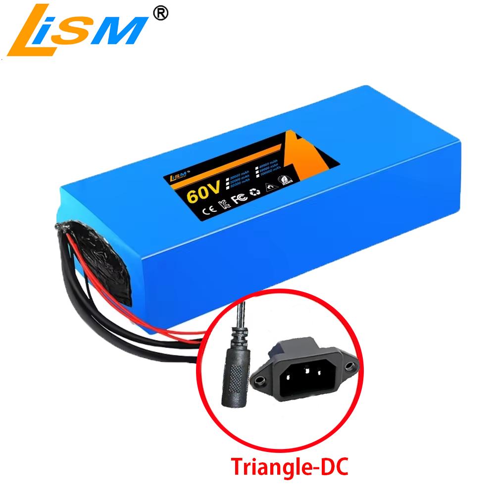 100% True Capacity 60V 16S5P 20Ah Lithium Ion Battery Battery 60V 1800W Battery Free Delivery18650