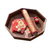 Ru Han Japanese Wooden Octagonal Snack Box