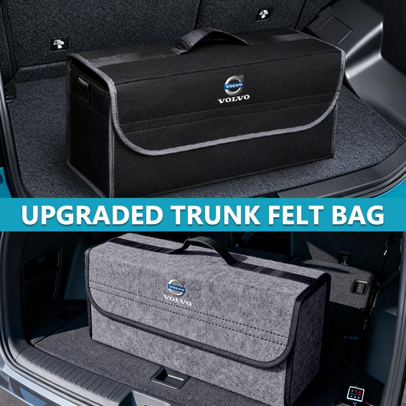 Filcowa Torba do Bagażnika Samochodowego Bardzo Duże Składane Pudełko Organizacyjne Do Volvo V40 V60 C30 C70 S60 S80 S90 XC40 XC60 XC70 XC90 T6