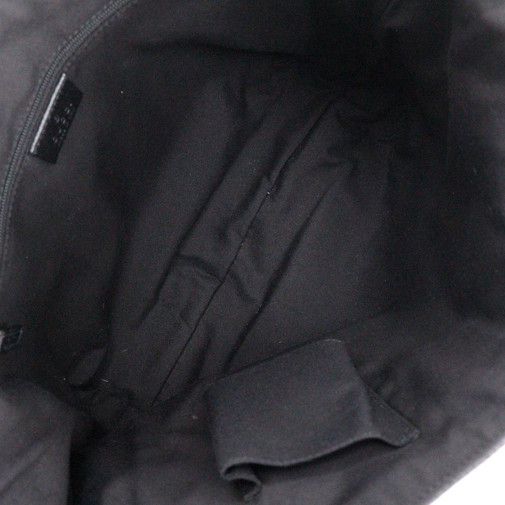 GUCCI Abbey Handbag 130739 Tote Bag black GG canvas Women Used