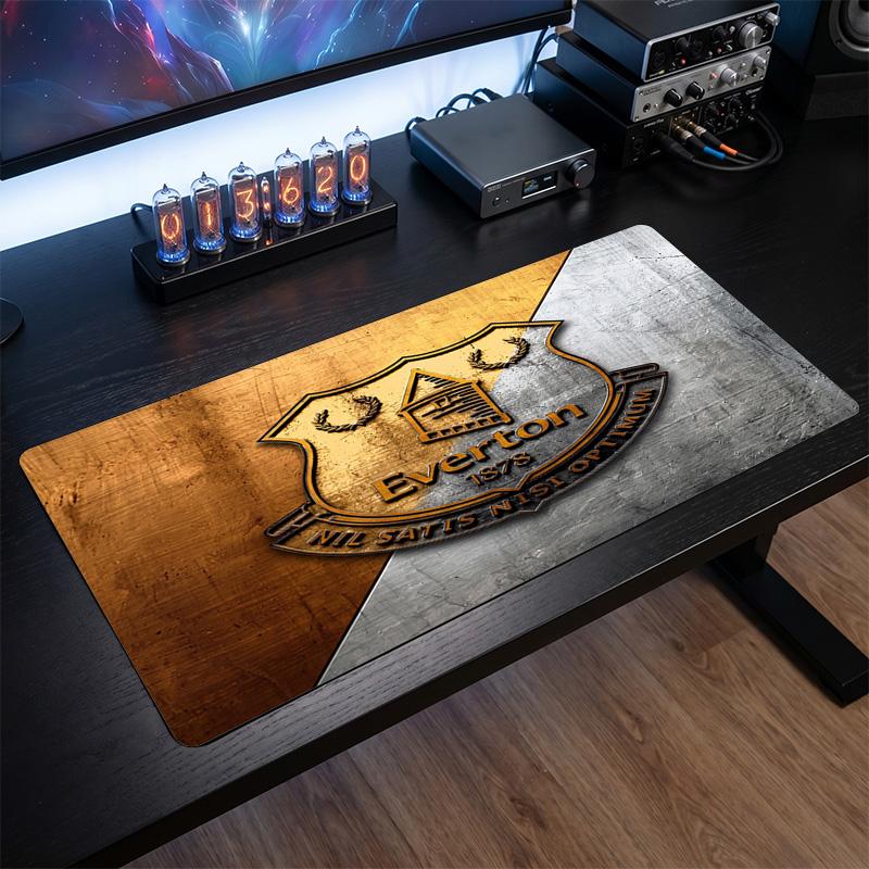 Everton Fußball Druck Großes Mauspadd, Rutschfeste Erweiterte Gaming Schreibtischmatte für Büro Zuhause