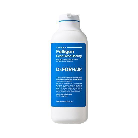 DR.FORHAIR Folligen Deep Clean Cooling Shampoo Double Set (500ml+500ml)