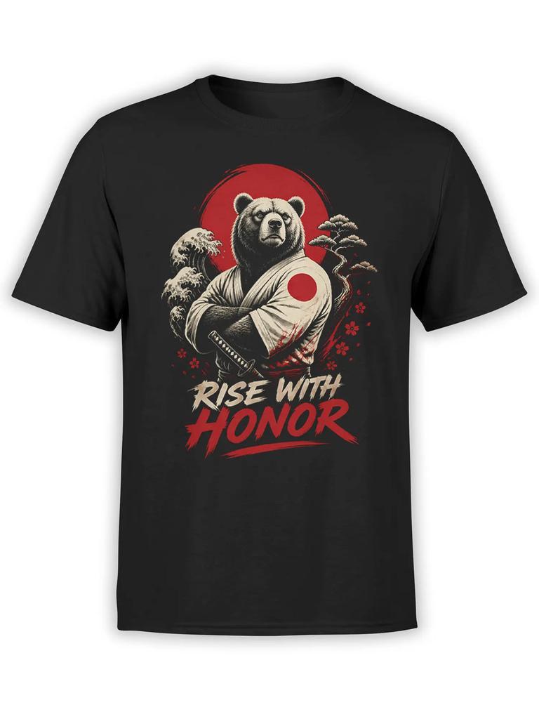 Samurai Honor Bear Tshirt Unisex