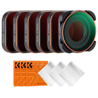 Set de filtros ND Concept para GoPro Hero 9 Black Incluye 3 paños de limpieza Ajuste de reducción de luz Vidrio óptico AGC Mejora de contraste Reflejo