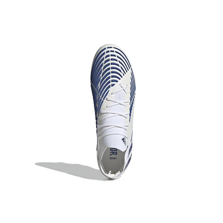 New Adidas Predator Edge.1 Low Fg White Hi Res Blue GV7388