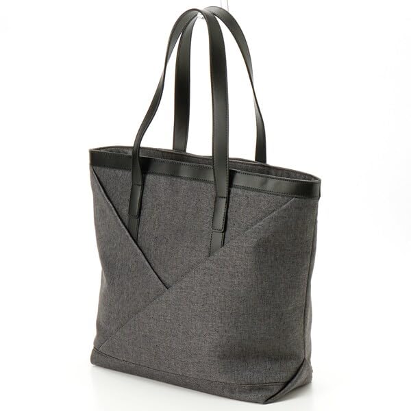 Isaac Linnen-achtige Initial Tote Bag, Medium, Geel (40)