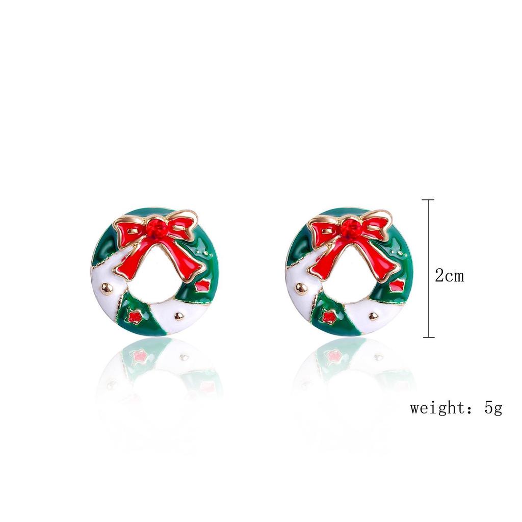Bestseller Christmas Jewelry: Snowflake, Bell & Tree Stud Earrings Set
