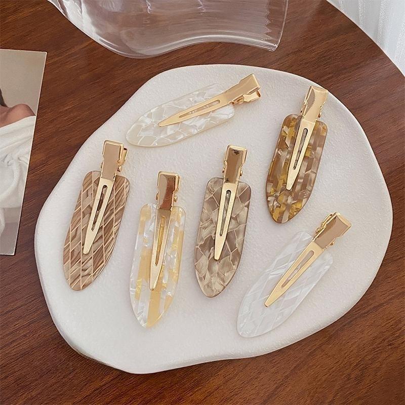 Acetate Hairpin Men's And Women's Makeup Bangs Broken Hair Clip French Style Hair Clamp Fashion Hair Accessories
