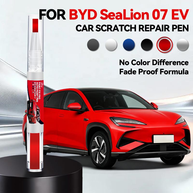 Für BYD Sea Lion 07 EV 2023-2025 D49 Lackreparaturstift Touch-Up Kratzerentferner DIY Autozubehör Schwarz Weiß Grau Lila