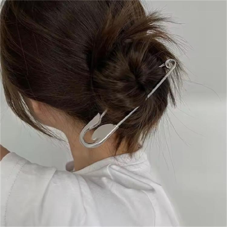 Moderno Fermaglio Geometrico per Capelli Spilla Extra Larga Fermaglio per Capelli Costruzione Metallica Accessorio Moda Bagno Styling Sport
